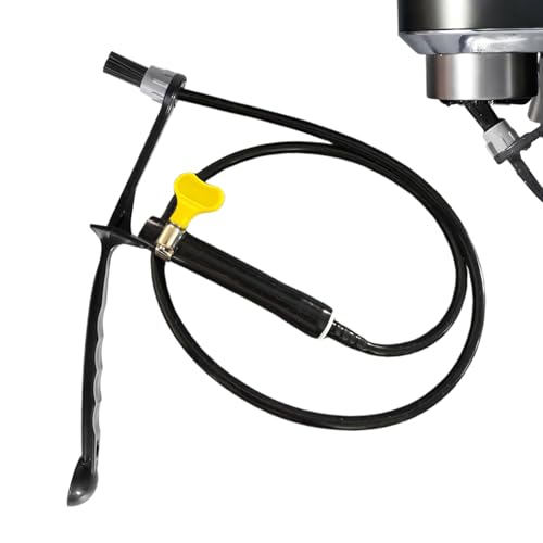 Cepillo de limpieza para cafeteras | Cepillo de limpieza para molinillos de café | Herramienta de limpieza ergonómica con mango largo para descalcificación y cuidado del agua para baristas domésticas