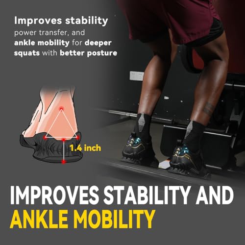 Image of Weightlifting Shoes, Powerlifting Shoes Gym Shoes for Crossfit Lifting Footwear, Weight Lifting Shoes for Heavy Lifting Deadlifting Weight Training, Squat Shoe for Men Women