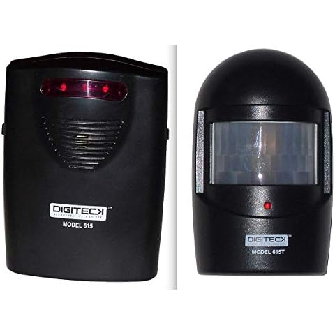 A9-NEW IN BLACK WIRELESS WEATHERPROOF GARDEN,DRIVEWAY,GARAGE,OUTBUILDING BURGLAR VISUAL ALERT LED ALARM Cover