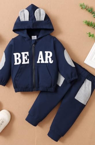 Image of Dhairya Traders Kids Animal Costume & Fancy Dress school function Theme Party Bear Fancy Dress Navy Blue (0-1years-18)