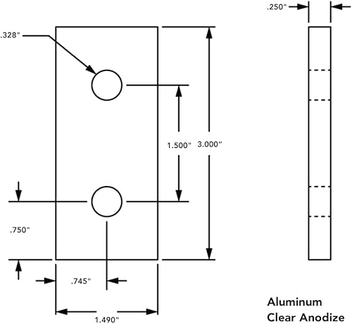 Miniatura 6 de 8020, 40-4307, serie 40, soporte de placa plana de aluminio de 2 agujeros, soporte de conector de montaje recto para extrusión de aluminio extruido
