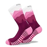sport2people Baumwolle Wandersocken Damen & Herren, Gepolsterte Trekkingsocken, Laufsocken, Outdoorsocken, Wintersocken, Arbaitsocken, schweißableiten Sportsocken für Outdoor, Trekking, Wandern