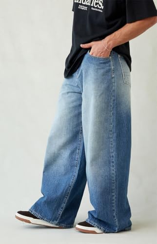 PacSun Men's Ryder Ultra Baggy Jeans Medium Blue2