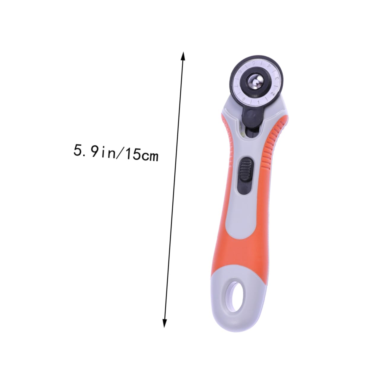 SEWACC 28mm Cloth Cutter Metal Blade Soft Rubber Grip Comfortable for Left Right Handed Users