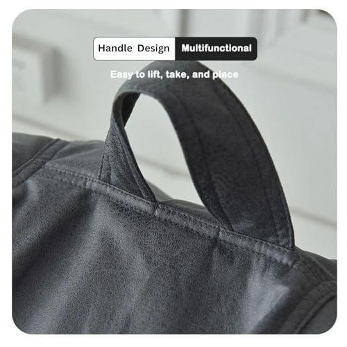 GIGLICK XXXXXL Jumbo Elite Suede Imported Bean Bag with Comfortable Legrest and Cushion with Beans Filled Ready to Use (6 Months Warranty) Color Brown-5xl - Image 8