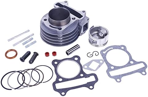 Glixal ATMT1-011 139QMB 139QMA Scooter Big Bore Cylinder Kit Rebuild Kit GY6 100cc 50mm Moped ATV Go-Kart