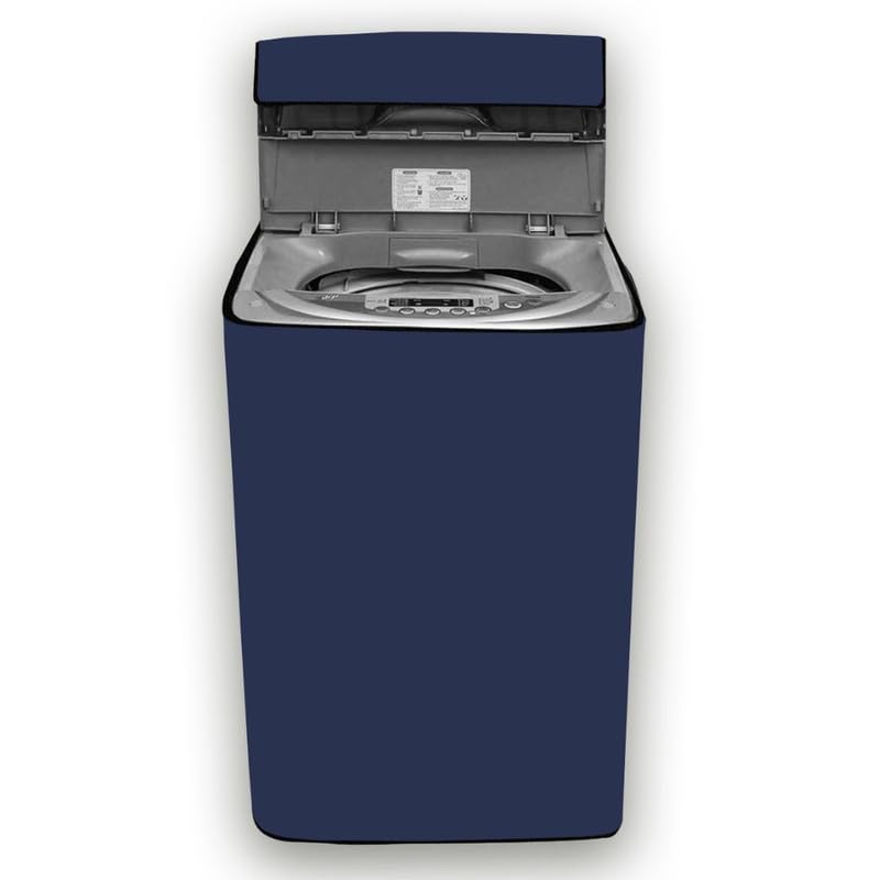 Amodori Top-load washing machine cover Suitable for IFB 10.0 Kg Aqua Conserve Solid Blue Print