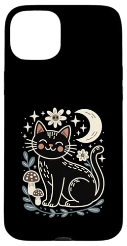 Cat Cottagecore ���I �t���[���� �L�m�R ���� �L�D�� �X�}�z�P�[�X iPhone 15 Plus �p
