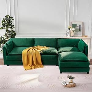 104.9″ Modular Sectional Couches, L Shaped Cloud Couch