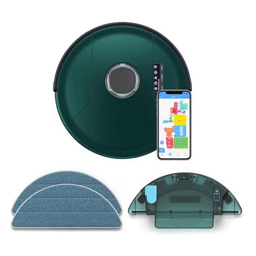 Robot Aspirapolvere Intelligenti bObsweep PetHair SLAM Robot aspirapolvere con mocio bagnato/asciutto, mappatura LiDAR avanzata con mappa/zone modificabili, compatibile con Alexa/Google, ottimo per peli di animali domestici, tappeti,