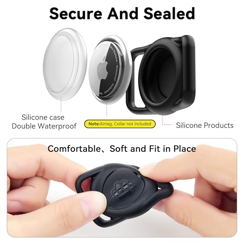 AirTag-Dog-Collar-Holder2-Pack-Upgraded-Durable-Comfortable-Silicone-Case-for-Dog-Collars-Water-Resistant-GPS-Tracking-Accessories-Air-Tag-Protectors-for-Airtag-Dog-and-Cats-Tracker