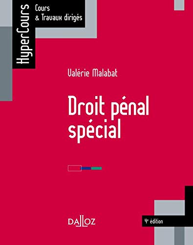 Droit pénal spécial - 4e éd.