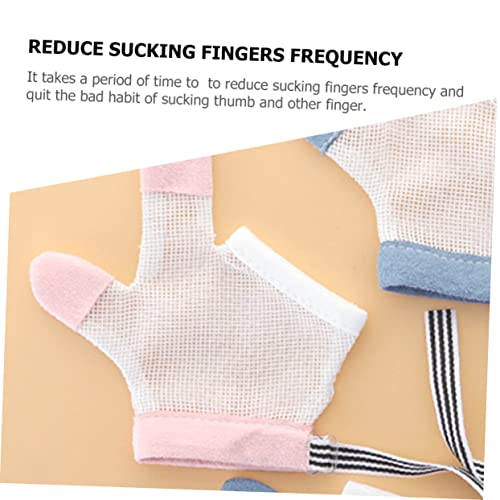 Nail Biting Treatment for Boys and Girls Fingertip Guard Gloves Stop Biting Nails Fingers Soft Flexible for Boys Girls4