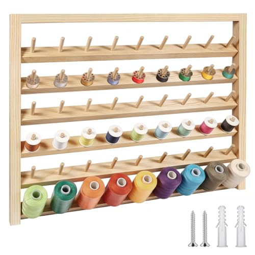 Wettin 54-Spools Wall Mount Rack