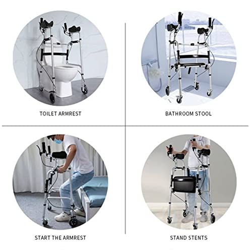 HSYFdy Girello per Anziani，Disabili Deambulatore