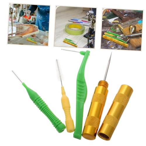 Cepillos de detallado para aerógrafo con herramientas ergonómicas de limpieza diaria SOIMISS 7