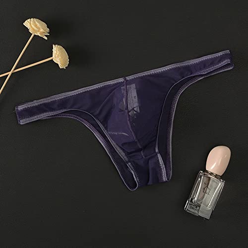 COMLIFE Mens Transparent Super Thin Hip Half Coverage Triangle Briefs Underwear Nude Panties Underpants4