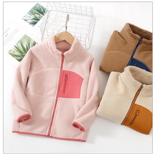 Teen Girls Fleece Jacket Coat Comfy Soft Warm Winter Sweatshirt Coats Zip Up Windproof Casual Outwear With Pockets3