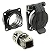 Amphenol Pcd in-Line Adapter, Rj45 8P Jack-Jack - RJF21ZNSCC
