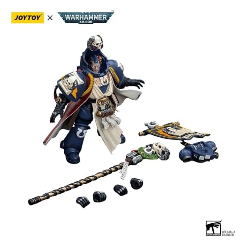 Joy Toy (CN) JoyToy Warhammer 40K: Ultramarines Chief Librarian Tigurius 1:18 Scale Action Figure, Multicolor, 4.88 inches - Image 3