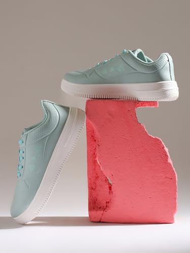 Image of Impakto Leaf Sprint Women's Casual White Stylish Sneakers Trendy & Lightweight Design
