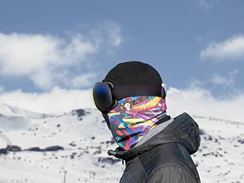 Máscara para esquí y snowboard con bolsillo para filtro M XL 2