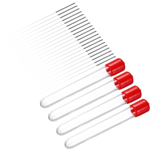 sourcing map 20Pcs 3D Printer Nozzle Cleaning Kit Precision 0.4mm Stainless Steel Cleaner Needles for 3D Printer Clog Re