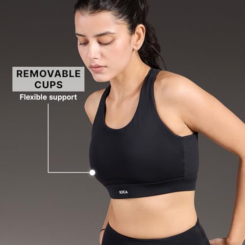 Image of Kica Luxe Crostini Full Coverage and High-Impact Sports Bra for Gym