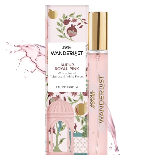 Image of Nykaa Wanderlust Jaipur Royal Pink Eau De Parfum I Travel size, mini Perfume for Women - 16 ml I Tuberose and Red fruits Perfume | Long-Lasting, Travel‐Friendly, Vegan,Paraben‐Free, IFRA Certified