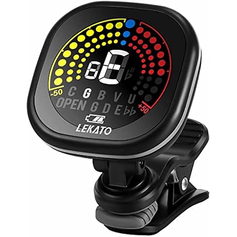 LEKATO Rechargeable Clip-on Guitar Tuner Cover