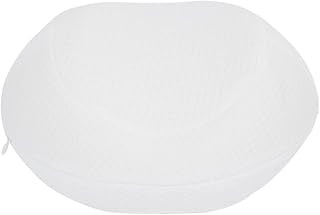 Verdant Touch Almohada de espuma viscoelástica, almohada de pierna de alta densidad para dormir cómodamente, color blanco