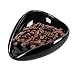 Produktbild Kaffeebohnen Dosierbecher, Teeschaufel Keramik, Coffee Bean Dosing Cup, Kaffeebohnen Dosiertablett Schwarz, Dosierlöffel Keramik, für Teehaus, Esszimmer und Kaffeeliebhaber