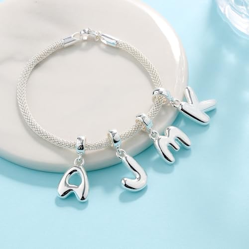 Charm Bracelet for Women 4mm Dainty 925 Sterling Silver Chain Bracelet Jewelry Gift for Her4