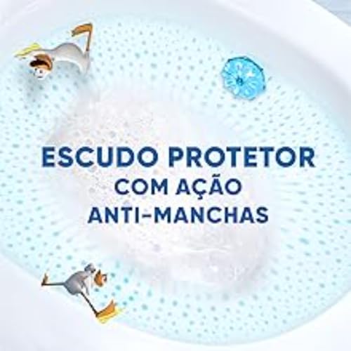 Pato Desodorizador Sanitário Caixa Acoplada Marine, Limpeza Banheiro, 40g Leve 3 Pague 2 unidades