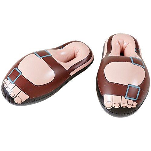 Aufblasbare Sandalen Schuhe Scherzartikel Schuh Sandale Partydeko Dekoration