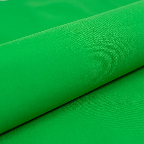 Image of SINGER Fabrics, 100% Cotton, 44 Inch Wide, Quilt and Craft Fabric for Sewing, Christmas Solid Green, Cut by the Yard