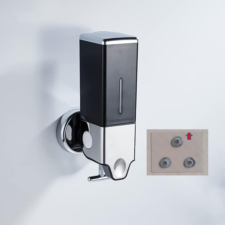 Dispensador de bomba de ducha de baño montado en la pared, dispensador de champú y acondicionador para montaje en pared, dispensador de jabón