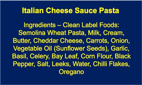 Image of Yu Foodlabs Italian Cheese Sauce Pasta - No Maida - No Msg - Zero Preservatives - Instant Penne Pasta With Sauce - Ready To Eat Pasta In 5 Mins - 65 gram - Yu (Pack of 3)