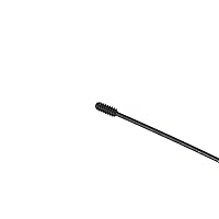 Vista 5 de Juego de 25 tornillos hexagonales de acero al carbono de 4-40 x 1/4 pulgadas con llave hexagonal, color negro