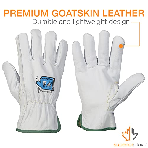 Superior-Glove-Goatskin-Leather-Work-Gloves-Kevlar-Cut-Hand-Protection-378GKTFG