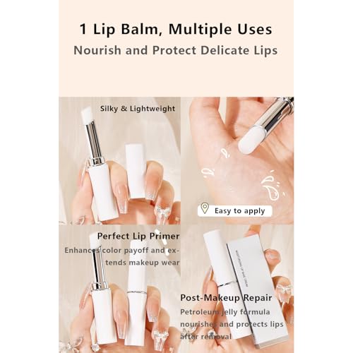 3 pcs lip primer colorless amp odorless non-sticky amp lightweight hydrating lip primer perfect for pre-makeup prep amp daily lip care travel-friendly