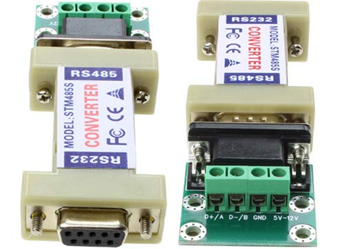 MICROWARE RS232 to RS485 Serial Converter Adapter with 4 Position Terminal Block for Industrial Long Haul Communication Data Supports (White)-image-18