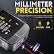 DEWIN Laser Entfernungsmesser, Smart Infrarot Entfernungsmesser Schwerkraft Sensing Entfernung Messgerät 0,05 bis 40m mit LCD-Anzeige