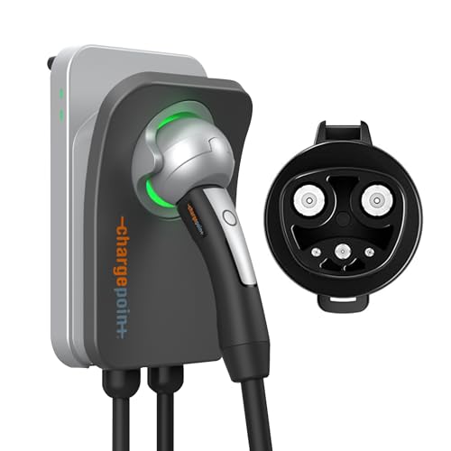 ChargePoint HomeFlex Level 2 EV Charger NACS, NEMA 6-50 Plug for Electric Car - Fast Smart Battery Power Charging at Home for Electric Automobile Vehicles