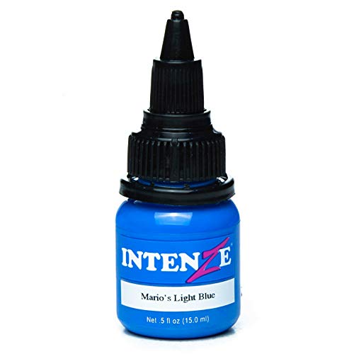 Intenze Tattoo Inks (1/2 oz, Mario's Light Blue)