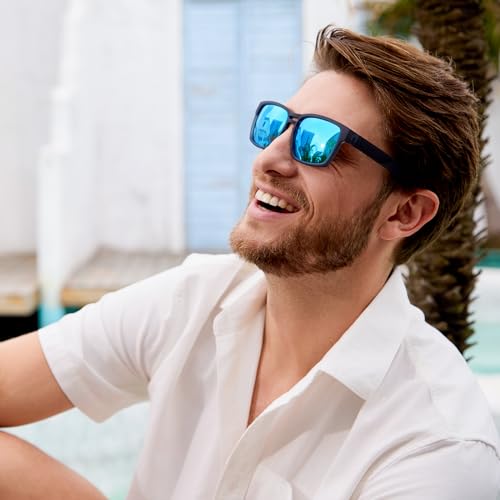 Image of Face Shadow Polarized Fishing Sunglasses for Men Lightweight Sun Glasses TR90 UV Protection for Driving Cycling Golf