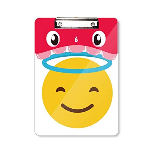 Porte-bloc Jaune A4 Smile Angle idéal pour prendre des notes au bureau ou en réunion
