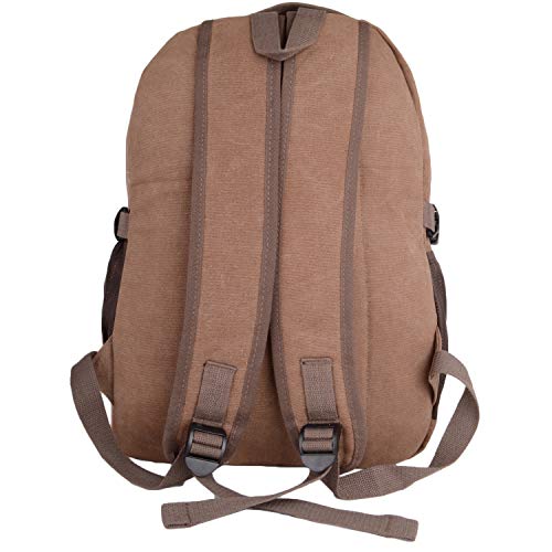 MensWomens-Soft-Canvas-TravelWorkHikingHoliday-Back-PackRuck-Sack