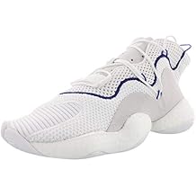 adidas Mens Crazy Byw High Top Sneakers, White/White, 10.5