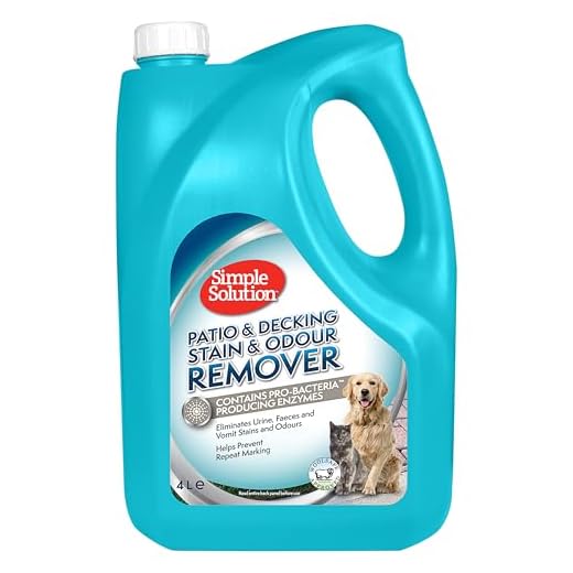 Simple Solution Patio and Decking Pet Stain and Odour Remover, 4 L